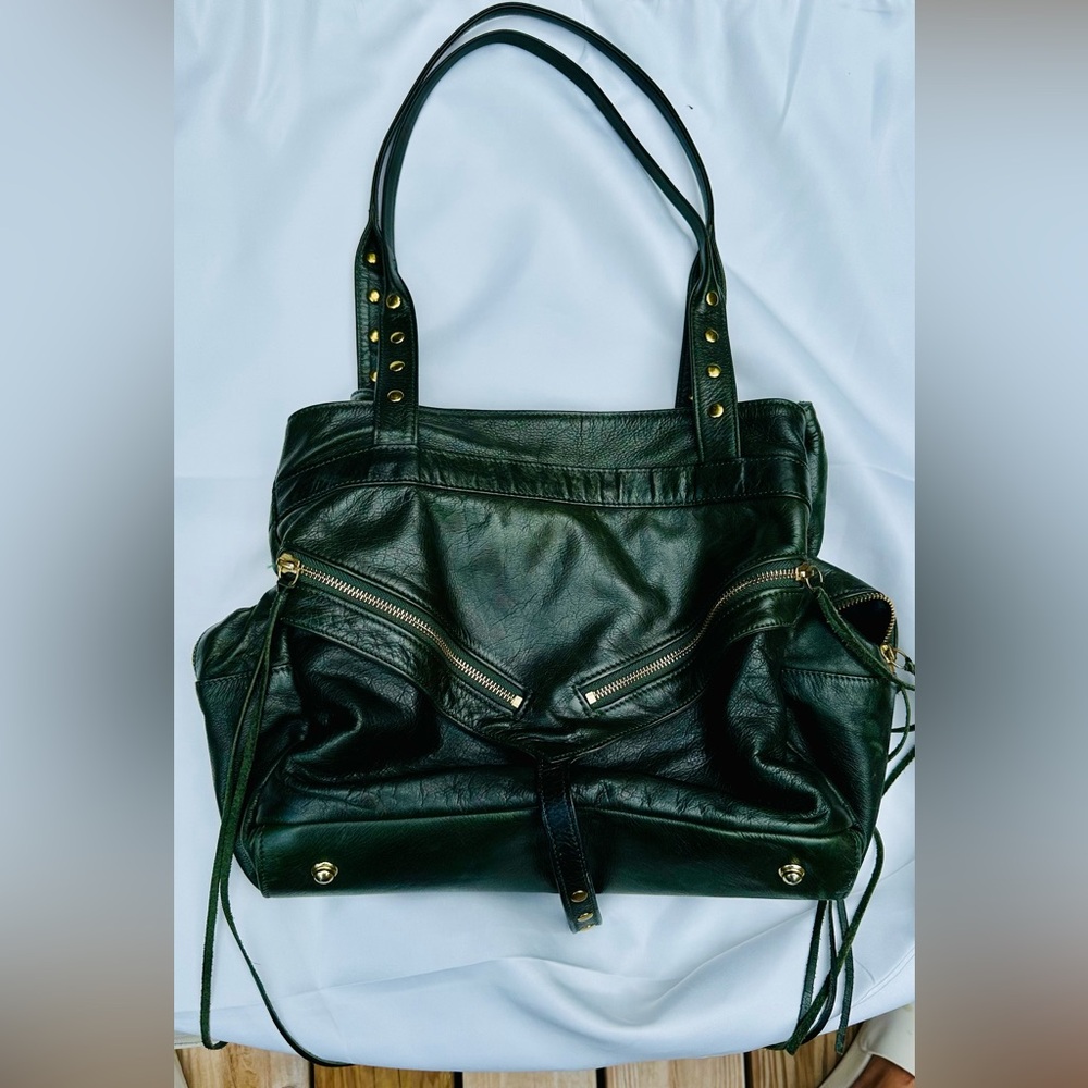 Gorgeous Hunter Green Leather Botkier Shoulder Bag
